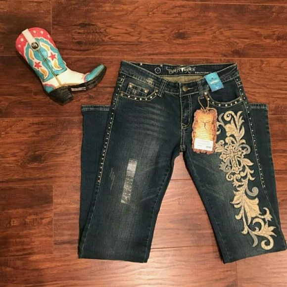 MONTANA WEST Flare Jeans - Picture 1 of 2