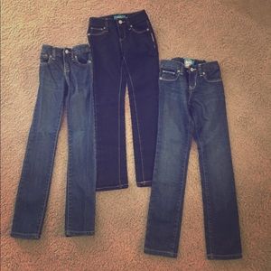 Old Navy Girls Skinny Jeans - lot of 7 slim