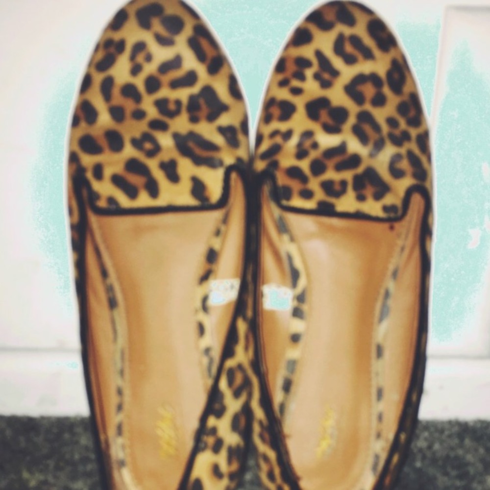 Cheetah print flats