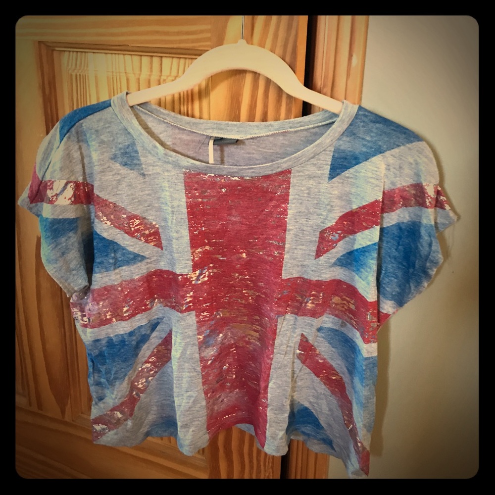 British Flag crop top