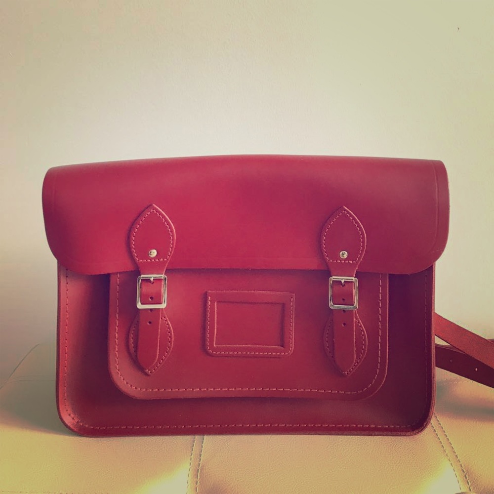 Cambridge satchel crossbody messager bag