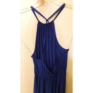 Navy Maxi with Crisscross Back