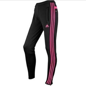 Pink Stripe Adidas Track Pants