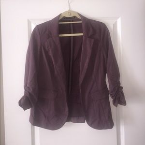 Purple blazer