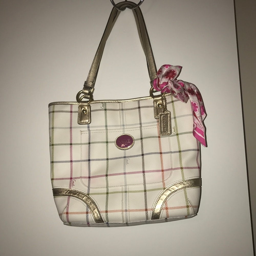 Coach Heritage Legacy Tattersall Bag