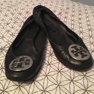 Black Tory Burch Flats