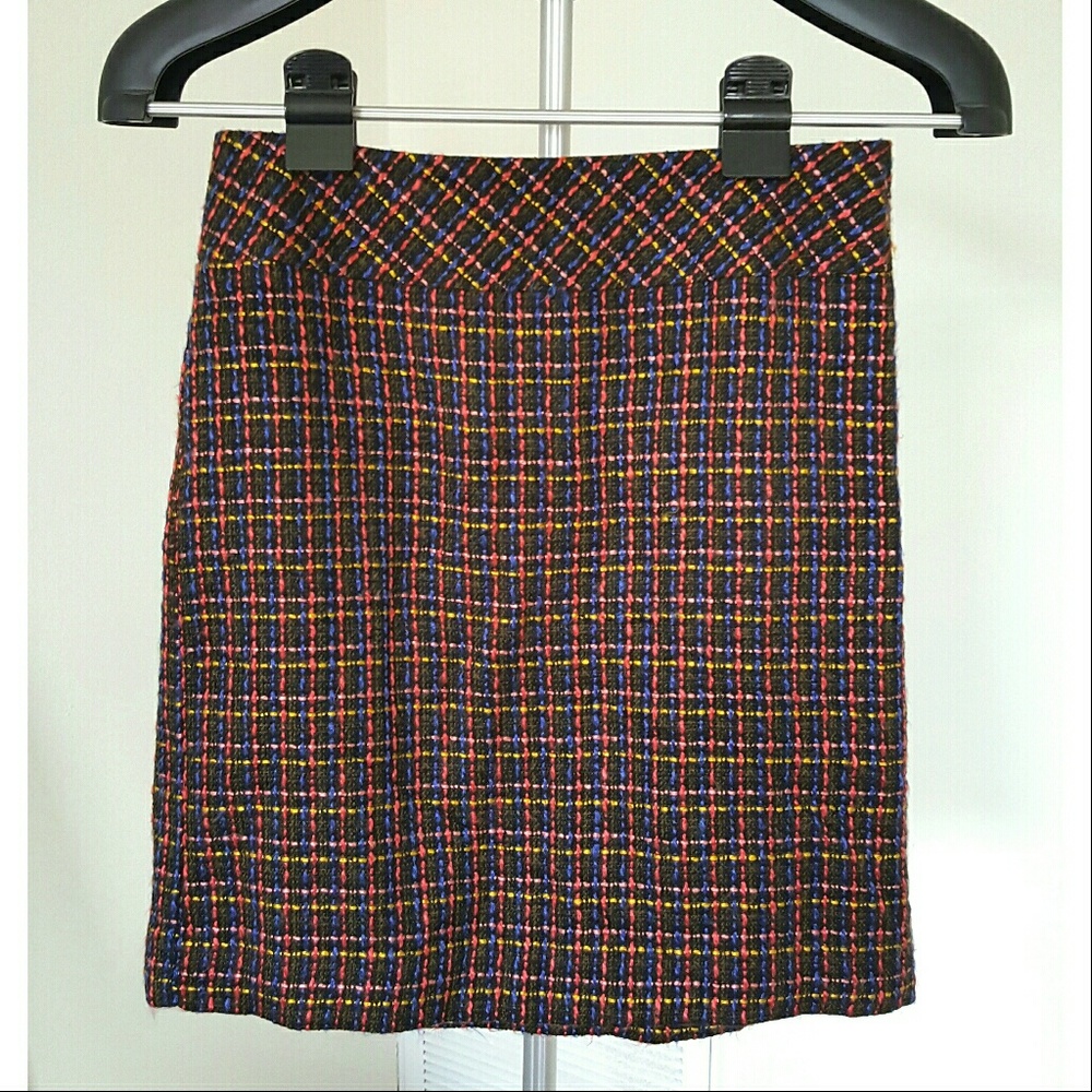 Vintage LOFT tweed skirt