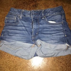 High waisted shorts