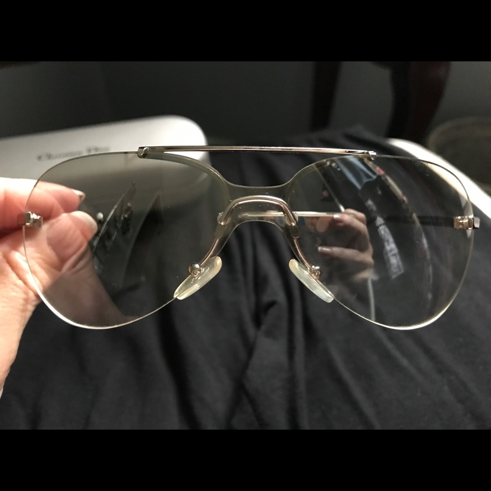 Authentic Christian Dior sunglasses & hard case