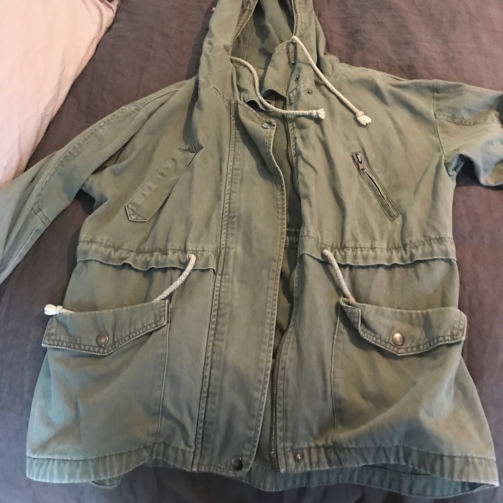 MARGOT Green Utility Jacket