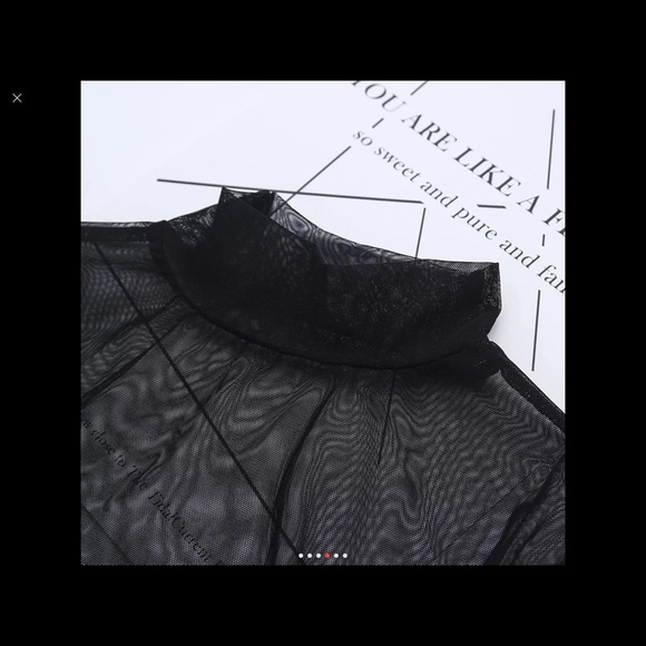 Mesh/Sheer Top - Picture 3 of 5