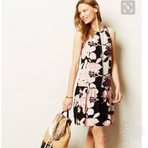 Anthropologie Maeve Photoflora Dropwaist Dress Anthropologie Maeve Photoflora Dropwaist Dress