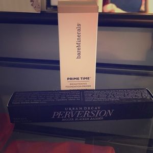 unopened bare mineral primer& UD mascara