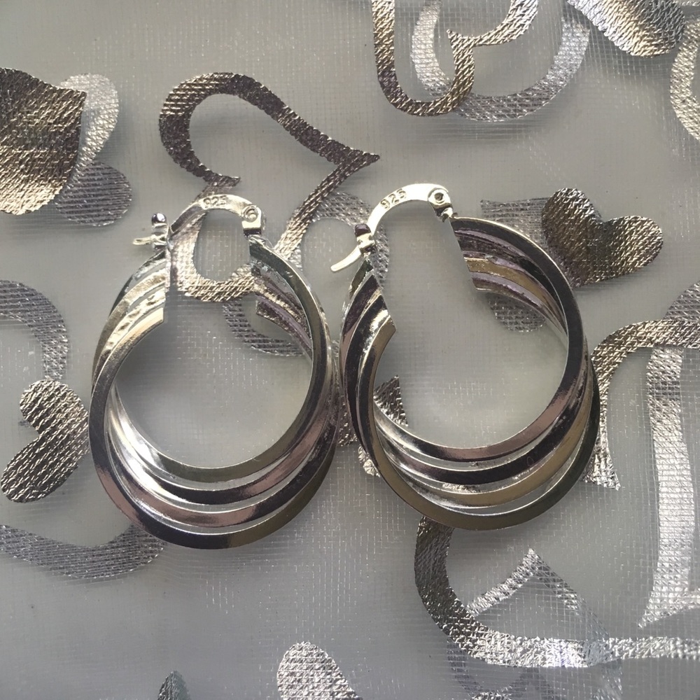 Sterling Silver Hoop Earrings