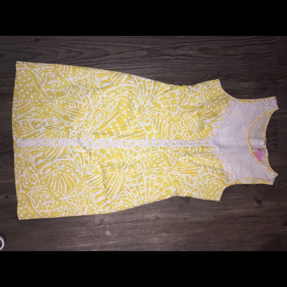 Yellow Lilly Pulitzer Shift Dress