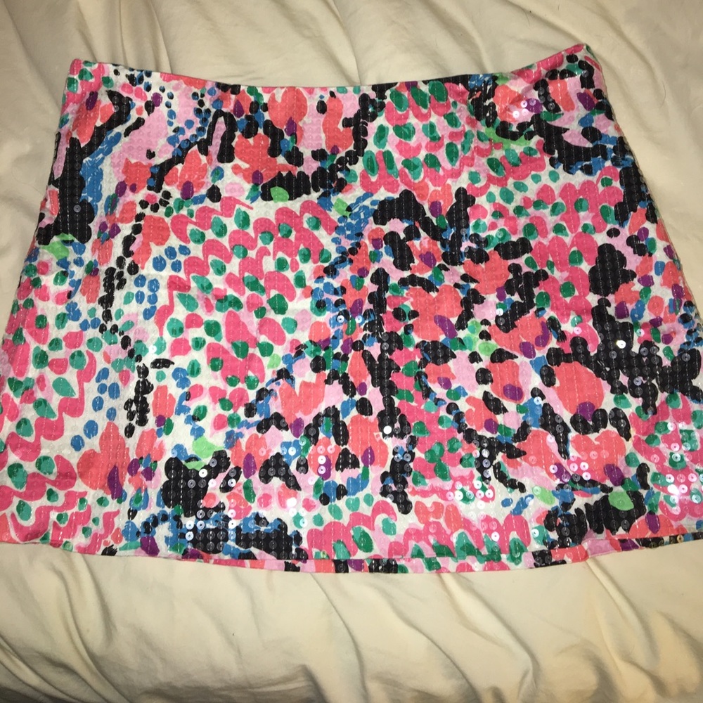 Lily Pulitzer sequins skirt