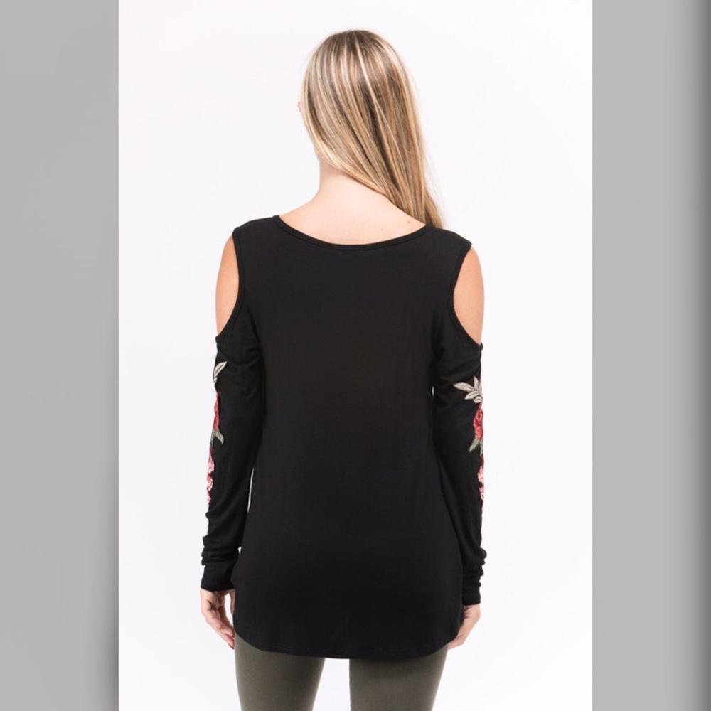 Haddie Flower Embroidered Top - Picture 2 of 2
