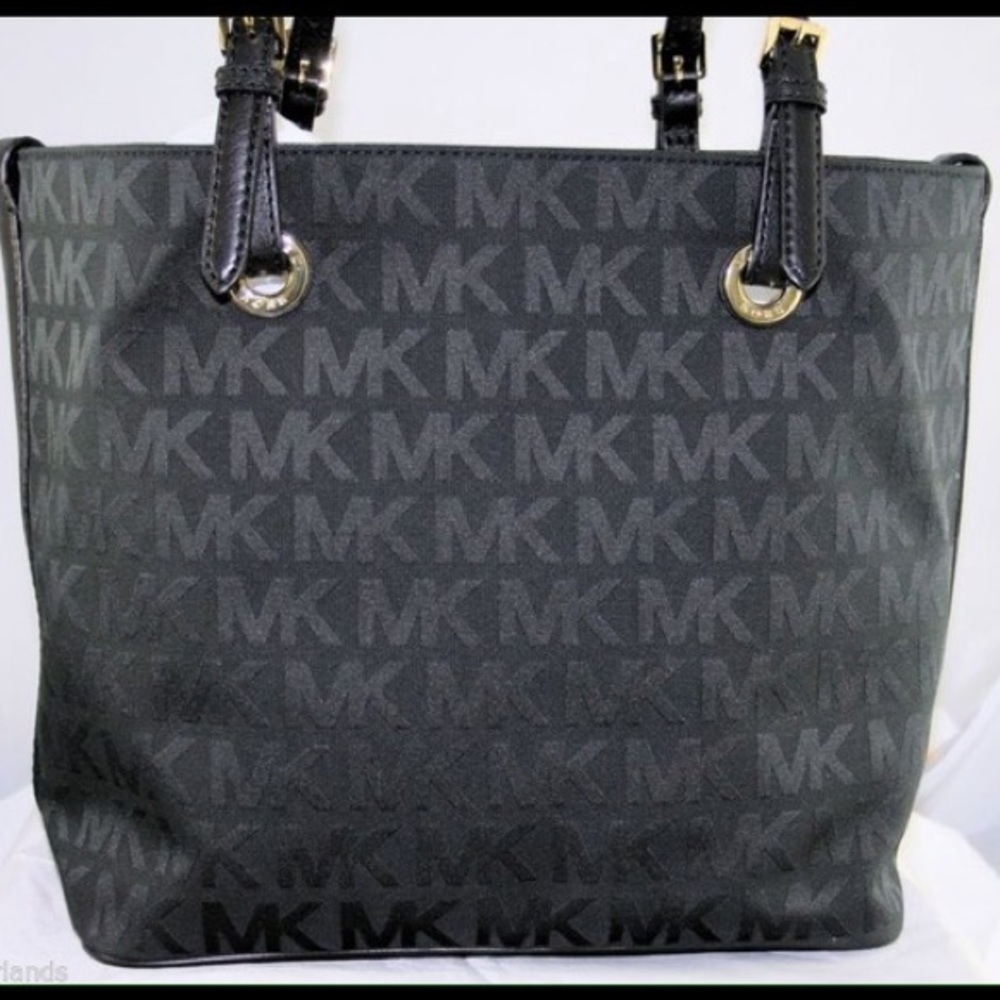 Michael Kors Jet Set Jacquard shoulder tote