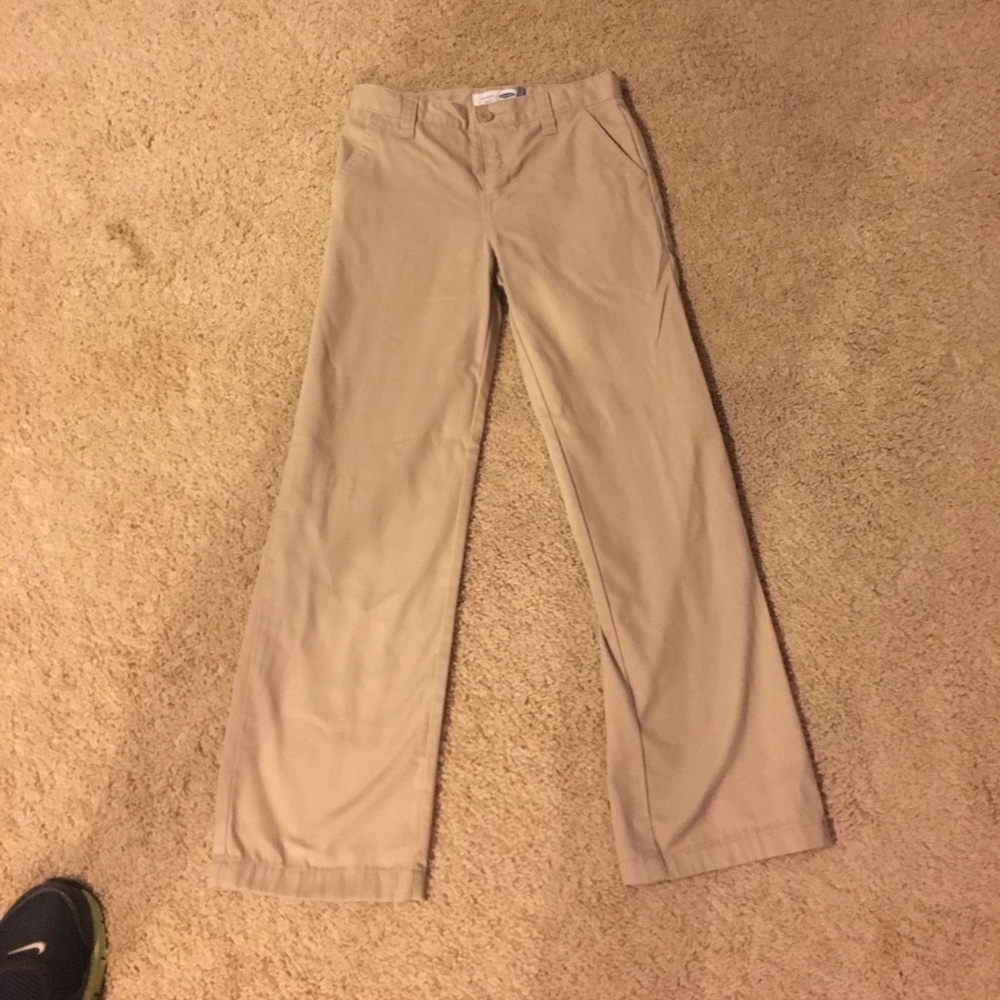 Sz 10 Old Navy flat front boys khakis