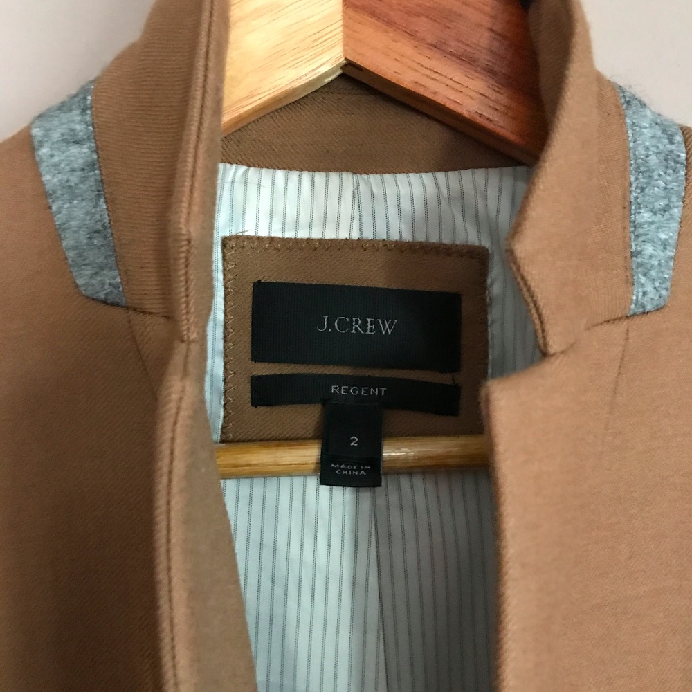 J Crew Regent Blazer in Camel