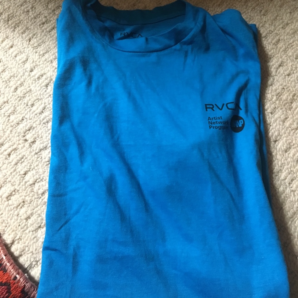 Rvca blue men's shirt