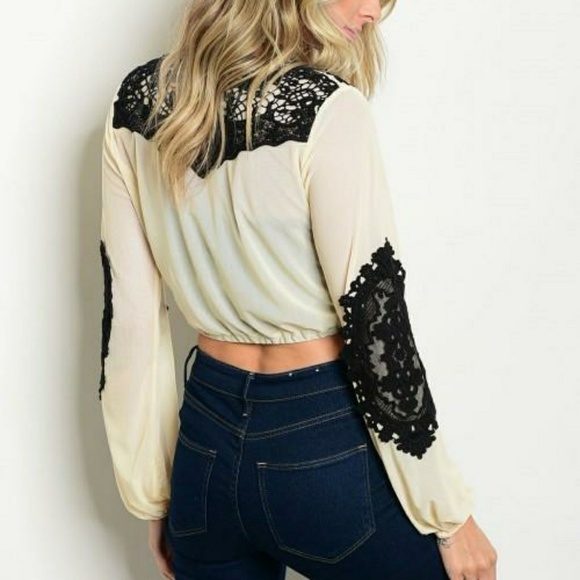 ✌Festival Ready✌Spring Boho Crop Top - Picture 3 of 3
