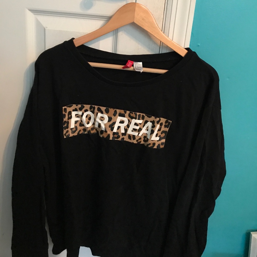 Black sweatshirt