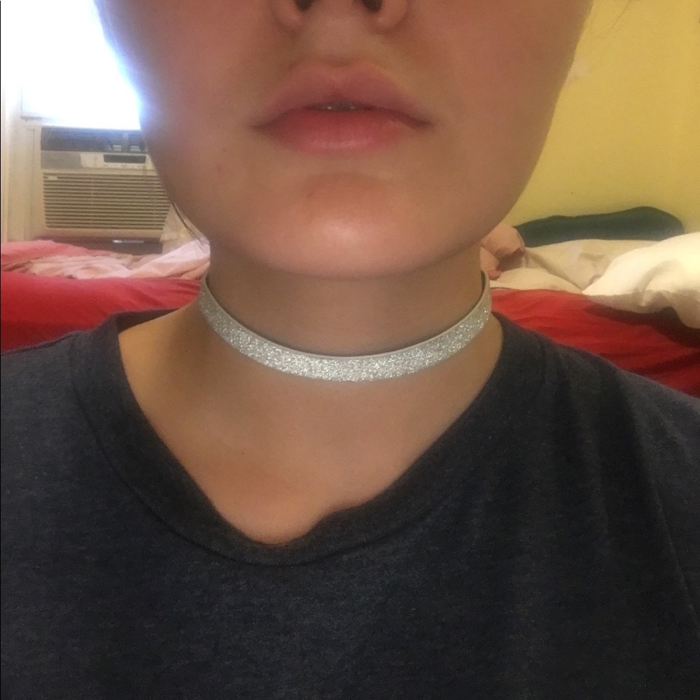 Aldo silver choker