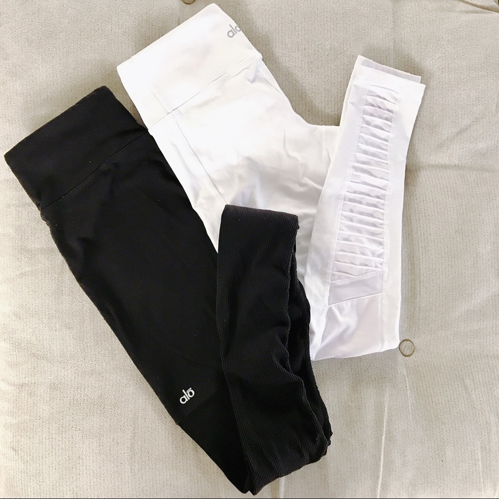 ALO Yoga goddess + moto leggings⚡️Lot of 2
