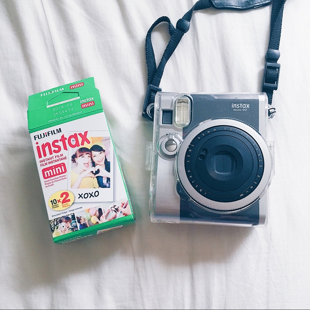 fujifilm instax mini 90 polaroid camera
