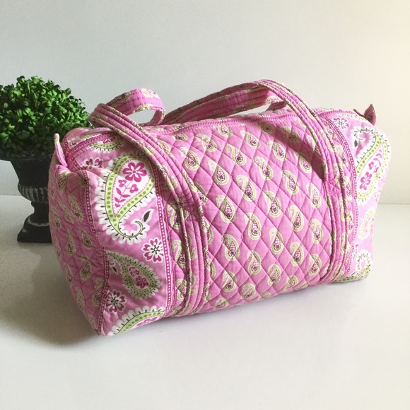 Vera Bradley Handbags - VERA BRADLEY Bermuda Pink Paisley Travel Bag