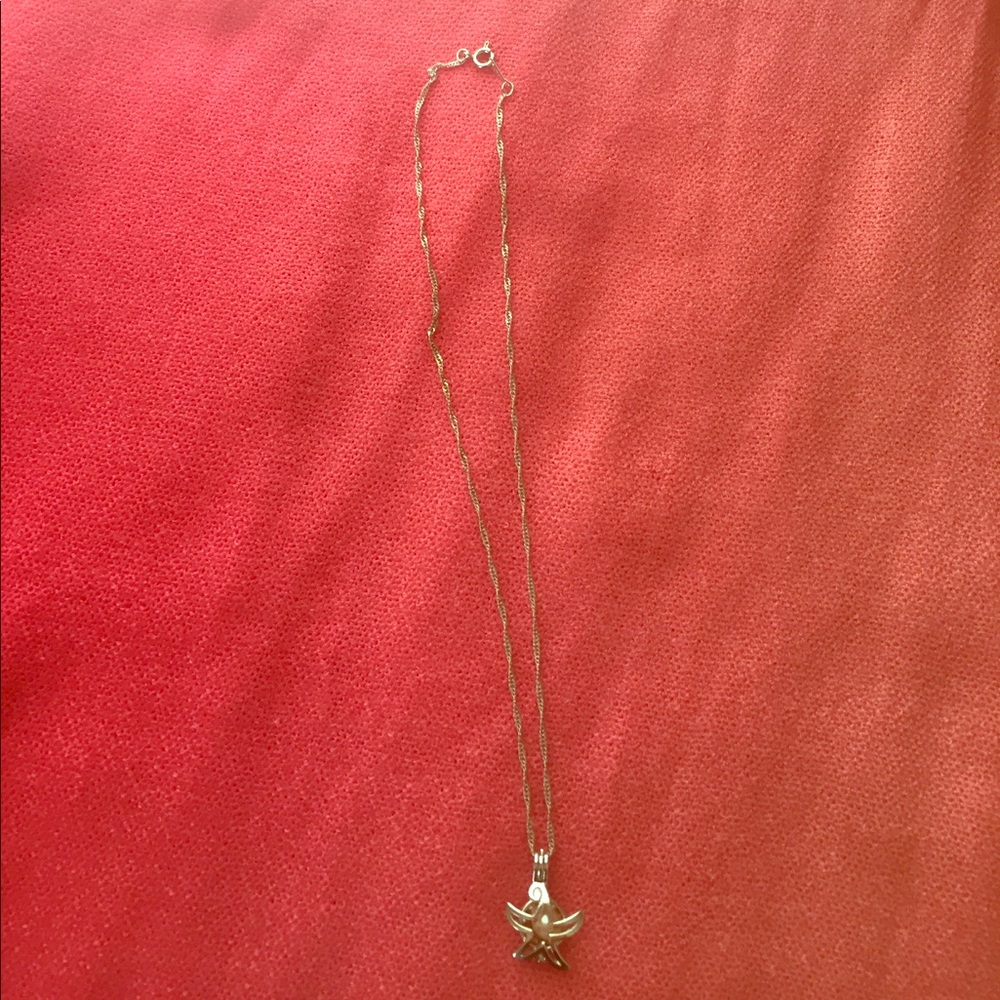 Wish pearl necklace
