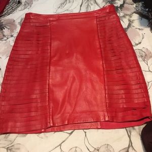 Marciano xs red skirt