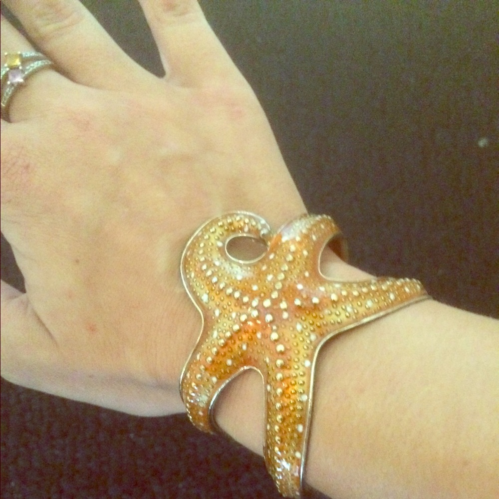 💫Custom Starfish Adjustable Cuff Bracelet 💫