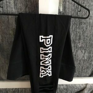 Pink! Cropped leggings