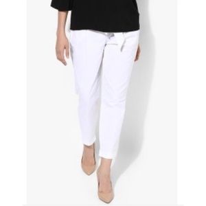 Bennetton White Cotton Pants