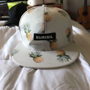 White pineapple snapback