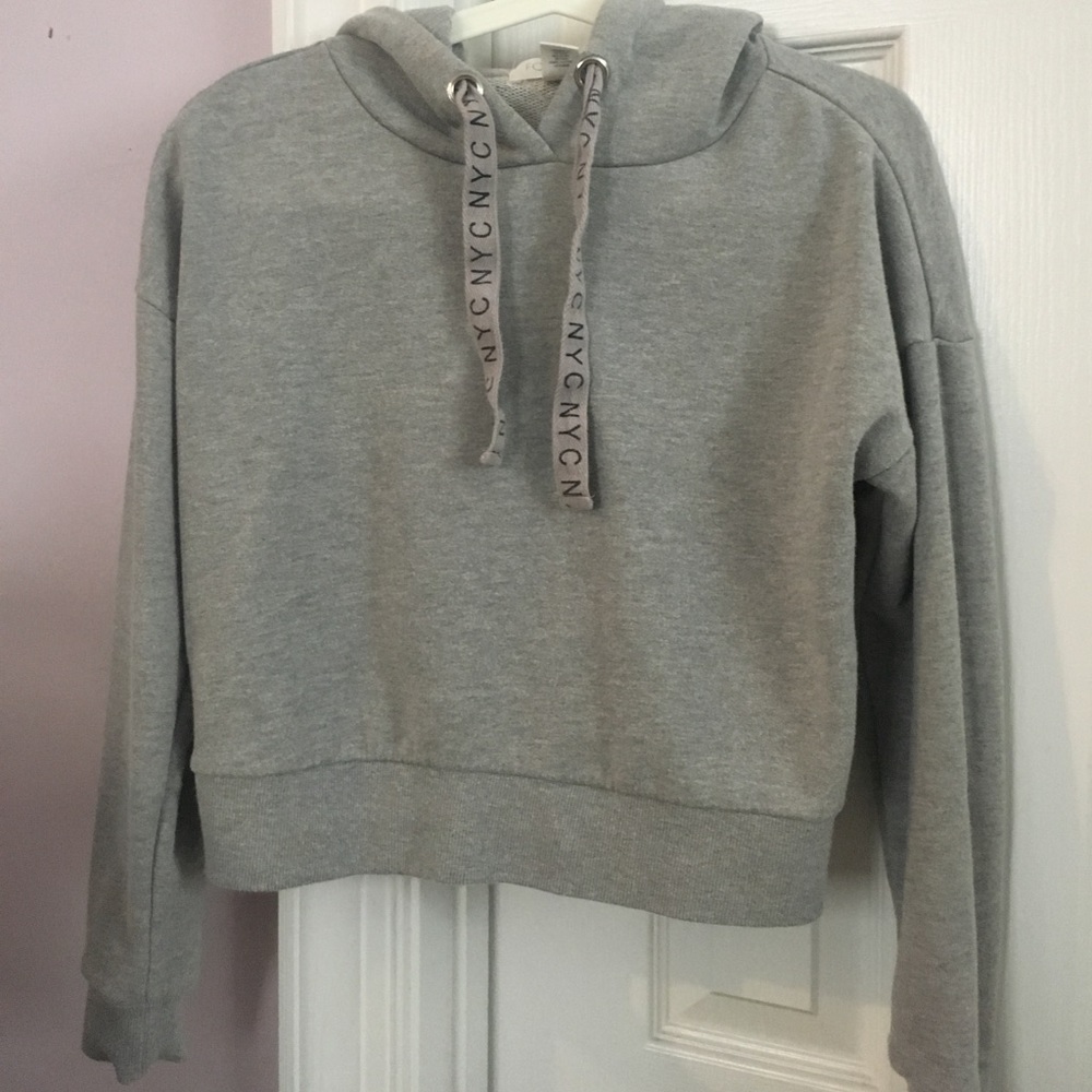Forever 21 NYC cropped HOODIE