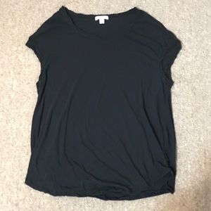 James Perse black tee Size 0 fits like XS/S