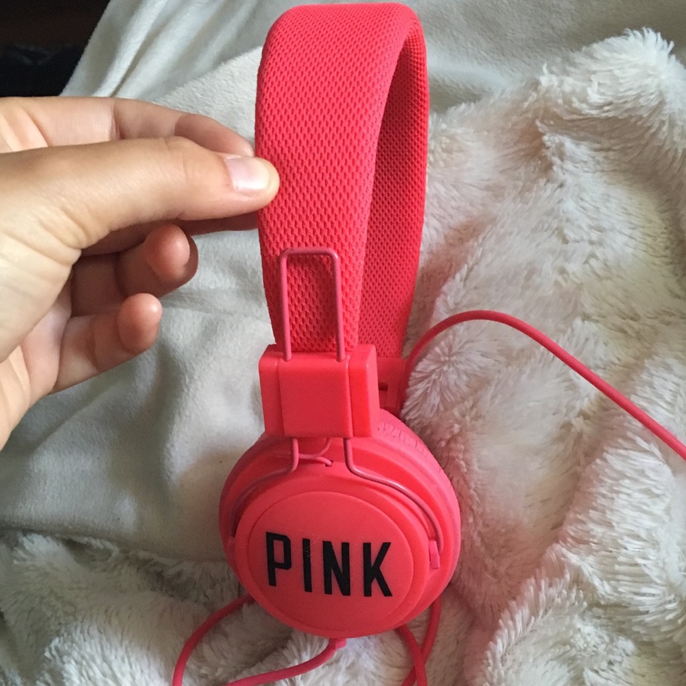 PINK headphones