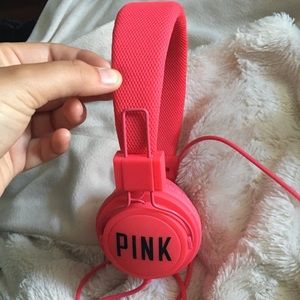 PINK headphones