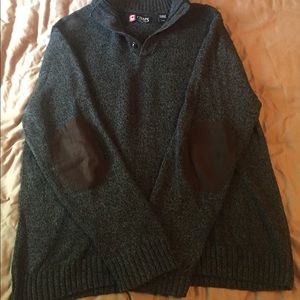 Chaps Quarter button up sweater