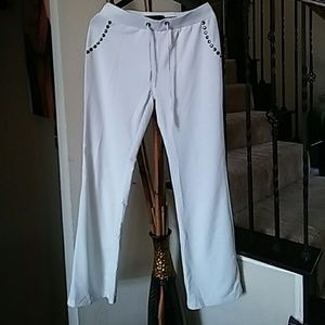 Kardashian White Sweat Pants