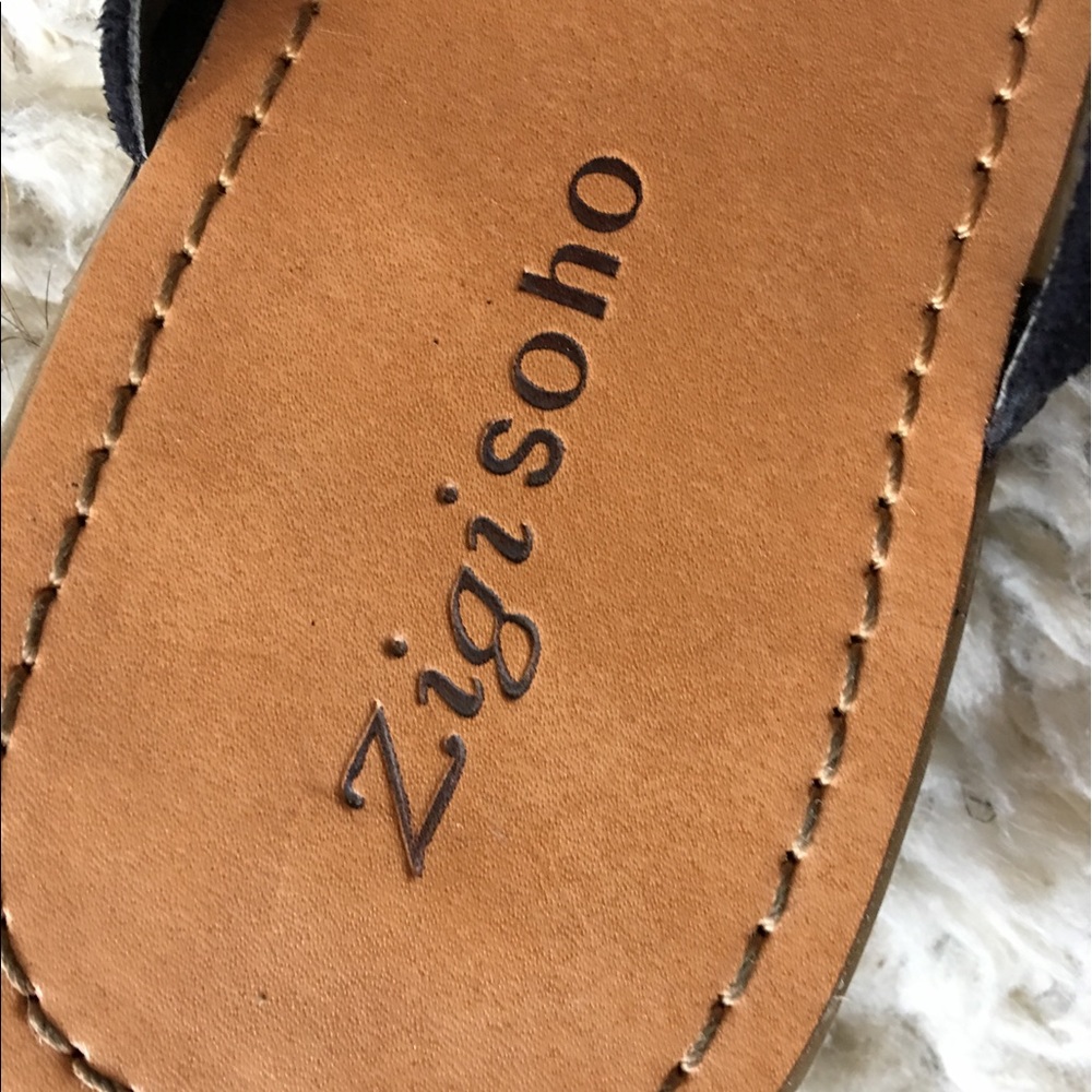 Zigisoho Black Sequin Gladiator Sandals - image 3