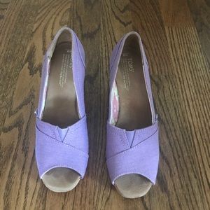 Toms wedge shoes