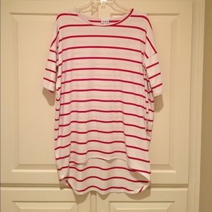 🦄🦄LuLaRoe Irma - Red & White Strip