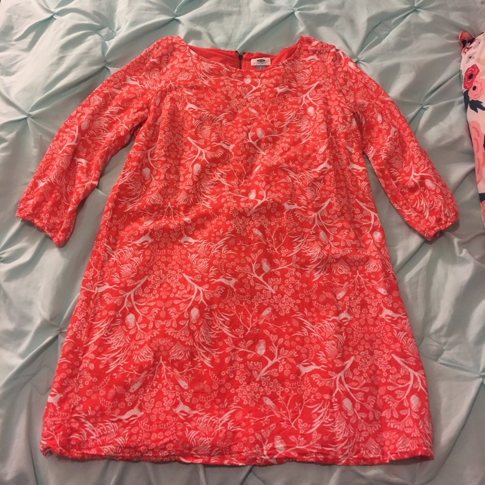 Old Navy forest print dress