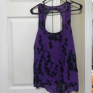 Purple black tank