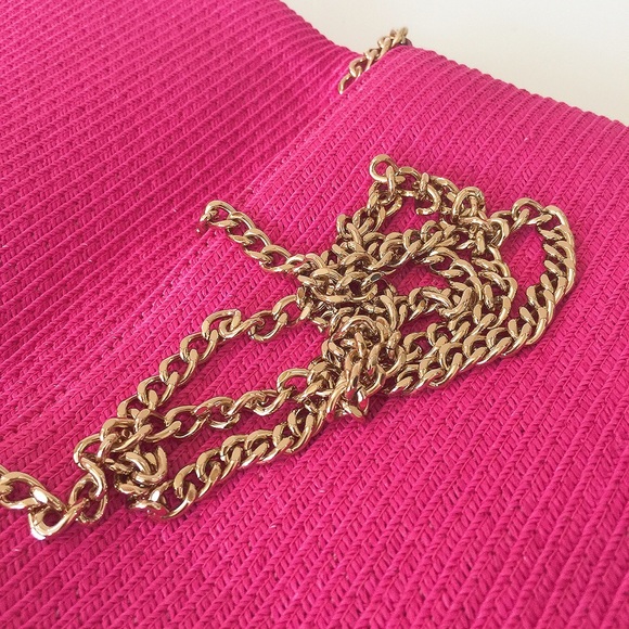 NWT Red Valentino small straw pink Crossbody bag - Picture 6 of 8