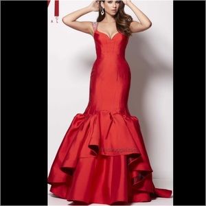 Mac Duggal pageant or prom gown